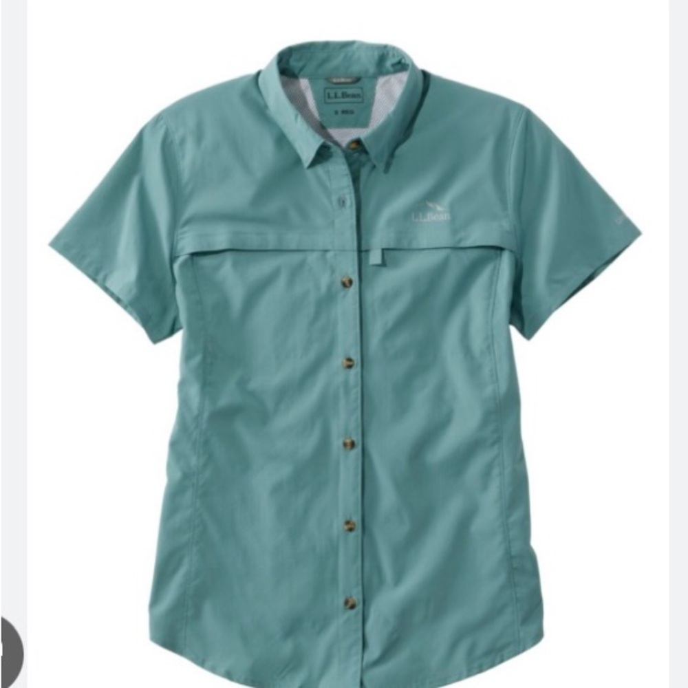 L.L. Bean Tropicwear UPF 50 petite Shirt